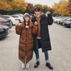 Couple Matching Long Buttoned Padded Coat