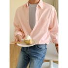 Pastel-color Shirt In 9 Colors