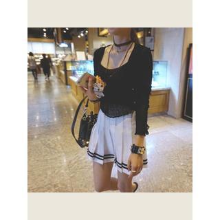 A-line Mini Pleat Skirt