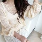 Fishnet Coverup Sweater
