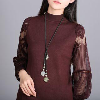 Leaf Drop Necklace