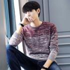 Gradient Melange Knit Sweater