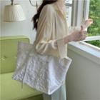 Plain Tote Bag White - One Size
