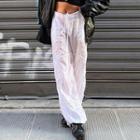 Mid Rise Loose-fit Wide-leg Pants