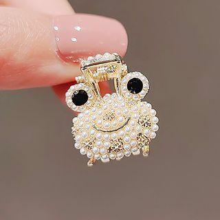Beaded Frog Hair Clip