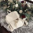 Canvas Flap Backpack Off-white - One Size
