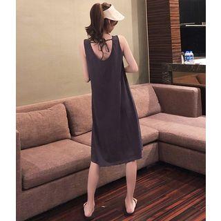 Open Tie-back Tank Dress