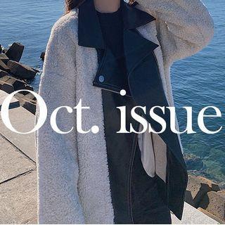 Fleece And Faux Leather Jacket