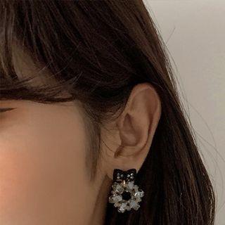 Bow Dangle Earring 1 Pair - Earring - As Shown In Figure - One Size
