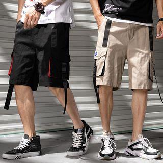 Strap Detail Cargo Shorts