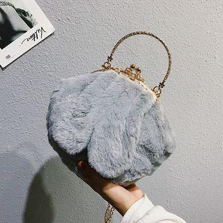 Rabbit Ear Furry Crossbody Bag