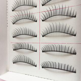 False Eyelashes #108 (10 Pairs) As Shown In Figure - One Size
