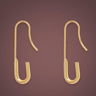 Pin Earring Gold - One Size