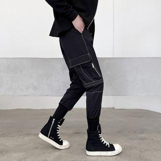 Stitch Pocket-detail Cargo Pants