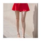 Tie-waist A-line Skort