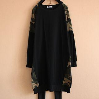 Camouflage Long Top