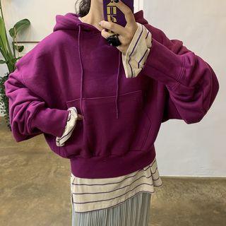Drawstring Hoodie Rose Pink - One Size