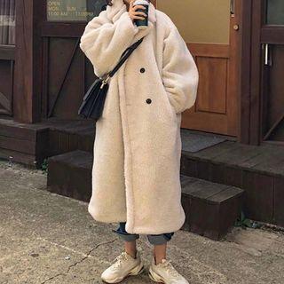 Fleece Padded Coat As Shown In Figure - One Size