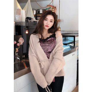 Laced Leopard Camisole Top