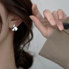 Asymmetric Geometric Stud Earring 1 Pair - Silver - One Size