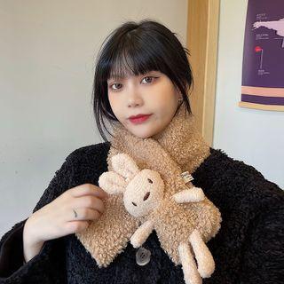 Rabbit Accent Fleece Scarf