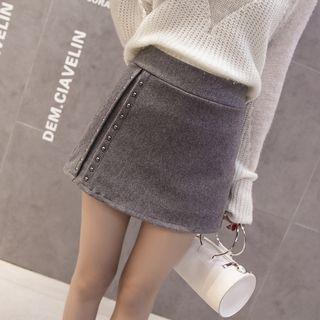Studded Mini Skort