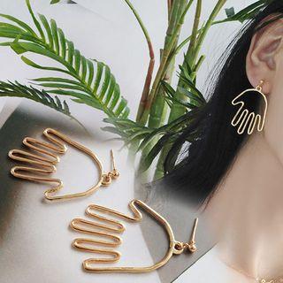 Hands Wirework Earring