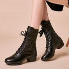 Genuine Leather Dance Mid-calf Boots