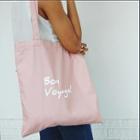 Lettering Lightweight Shopper Bag  Light Pink - One Size