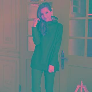 Brushed-fleece Long Sweatshirt