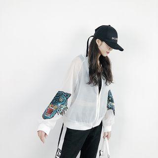 Sequined Tiger Light Jacket
