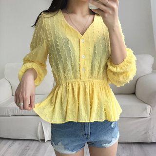 Textured A-line Blouse