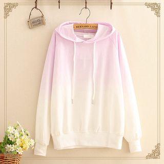 Gradient Drawstring Hoodie