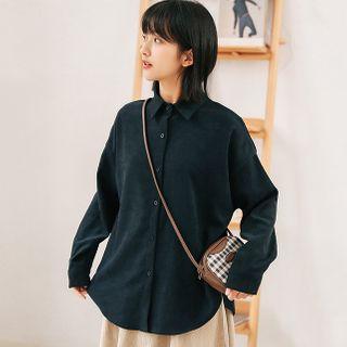 Plain Shirt Navy Blue - One Size