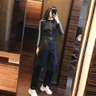 Long-sleeve Bolero Jacket / Jogger Pants