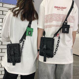 Buckled Chain Mini Crossbody Bag