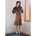 Quilted Velvet Short Bomber Jacket