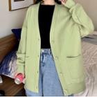 Long Sleeve Button-up Cardigan