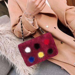 Furry Ball Hand Bag