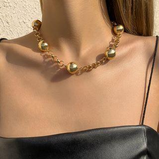 Chunky Chain Choker 3835 - Gold - One Size