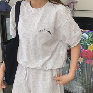 Summer Sweatshirt & Sweatshorts Set