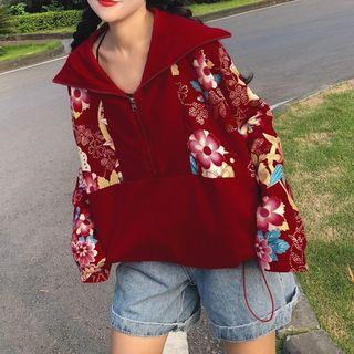 Floral Printed Long Sleeve Top