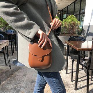 Flap Faux-leather Cross Bag