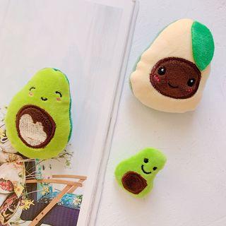 Chenille Avocado Brooch