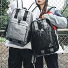 Couple Matching Colored Panel Backpack