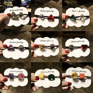 Faux Crystal Hair Tie (various Designs)