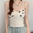 Bow Panel Knotted Camisole Top