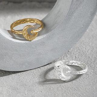 Moon Open Ring