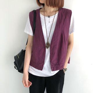 Linen Vest