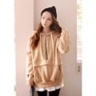 Hooded Zip-front Pullover